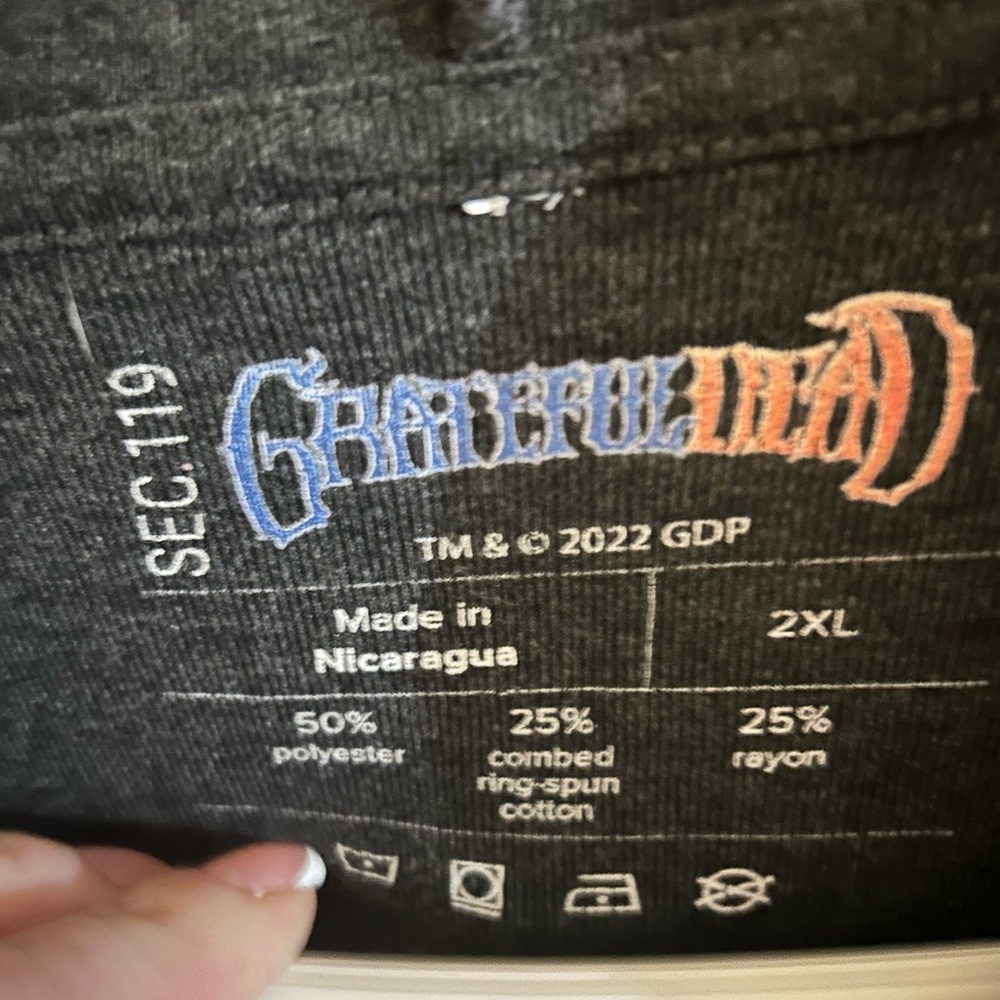 Grateful Dead Gray T-Shirt with Dancing Bear - Picture 3 of 4